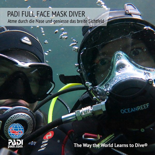 Sunshine Divers PADI VOLLGESICHTSMASKE KURS - FULL FACE MASK DIVER